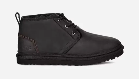 Neumel Deco Boot for Men, Leather/Polyester/Wool
