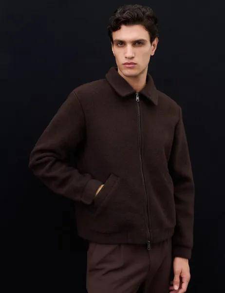 Autograph Full Zip Fleece Jacket Teak