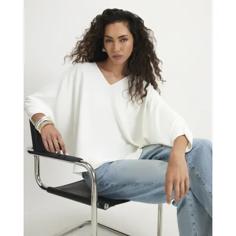 River Island V Neck Batwing Top