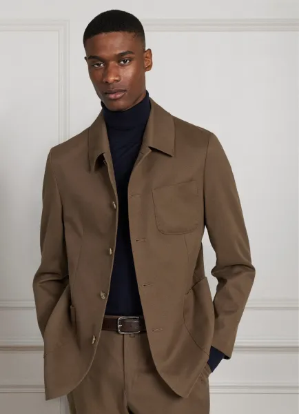 Hackett Cotton-Cashmere Blazer - Woven in Italy