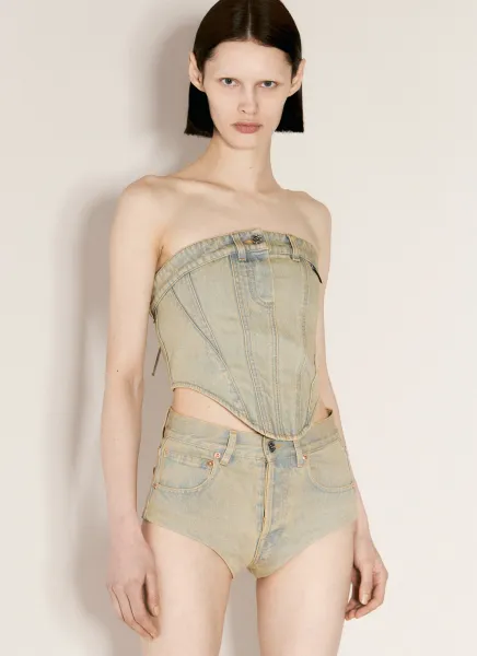 Denim Corset