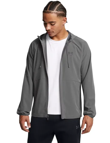 Under Armour Vibe Lightweight Zip Up Windbreaker Jacket Grey