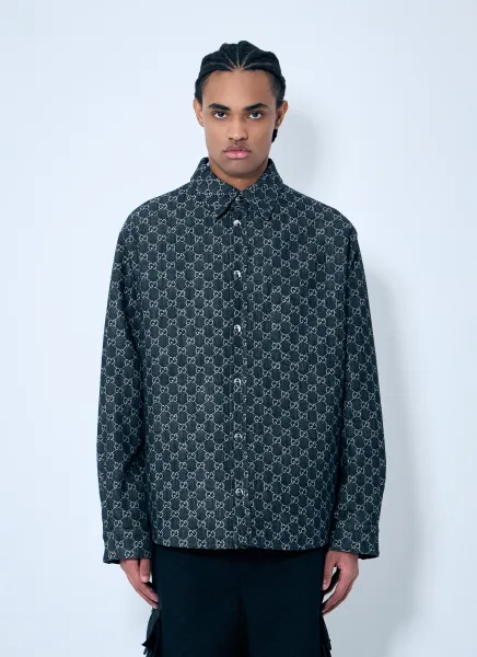 Denim GG Shirt