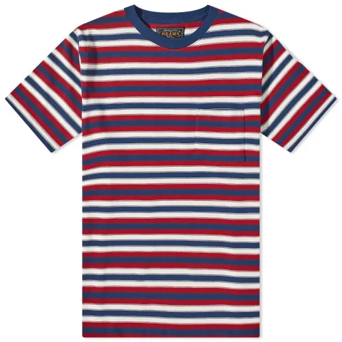 Multi Stripe Pocket T-Shirt