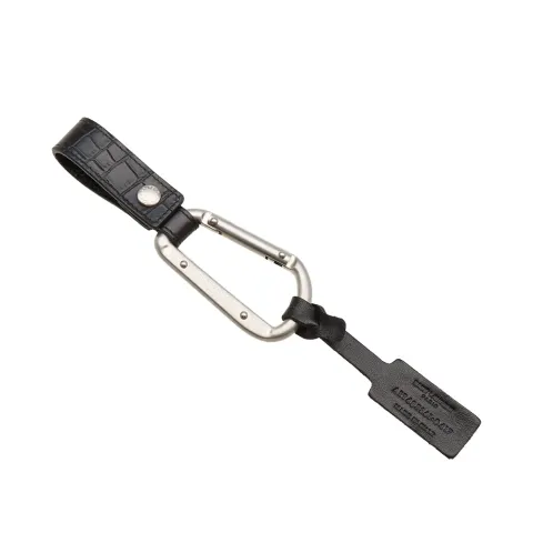 Crocodile Embossed Leather Key Holder