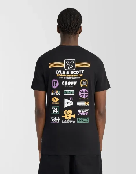 Lyle & Scott Broadcaster Back Graphic T-Shirt