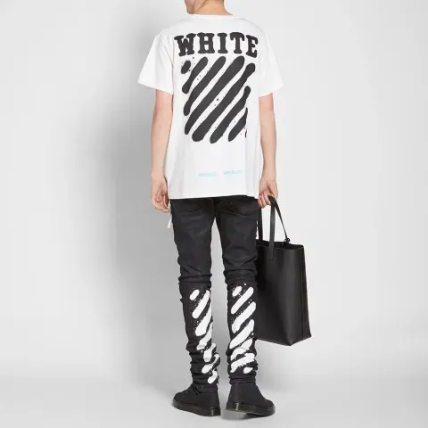 Sprayed Diagonals Tee