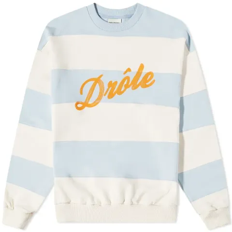 Drole Striped Crew Sweat