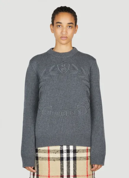Oak Leaf Crest Sweater