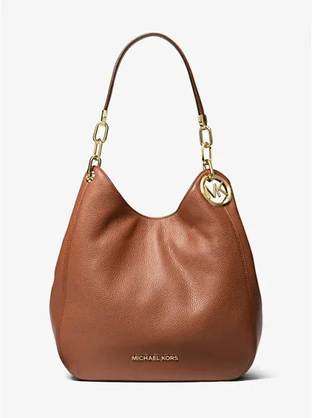 Michael Kors Lillie Large Pebbled Leather Shoulder Bag