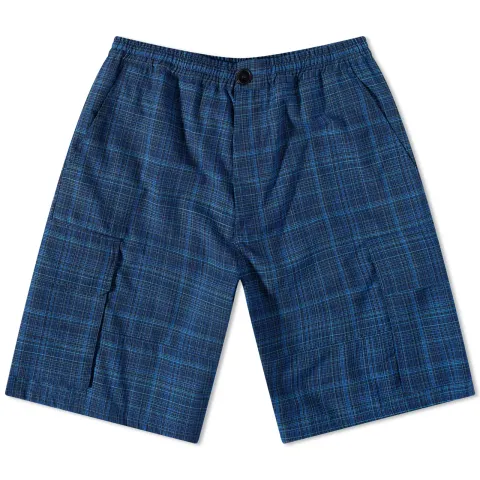 Check Cargo Shorts