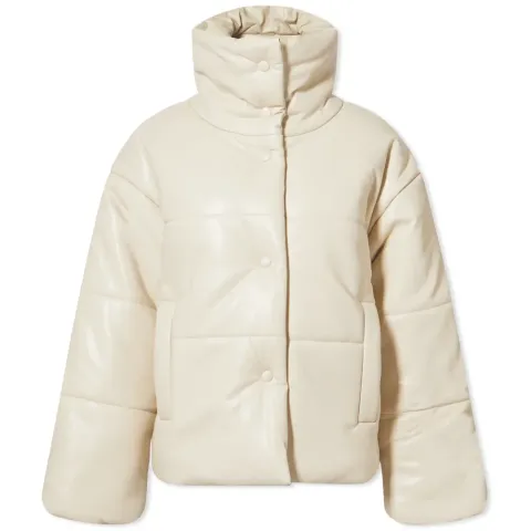 Hide Vegan Leather Puffer Jacket