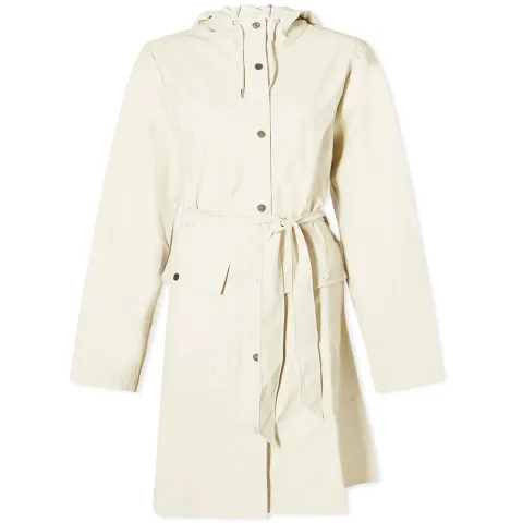 Curve Belted Rain Coat