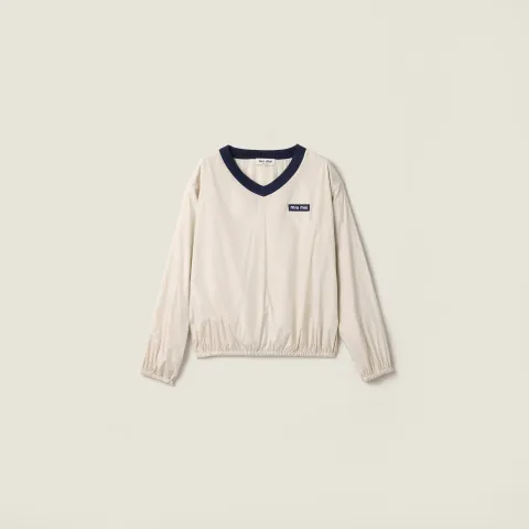 Technical pongé sweatshirt