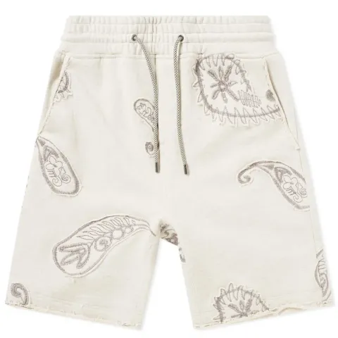 Paisley Applique Jersey Short