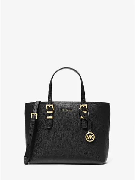 Quinn Small Pebbled Leather Convertible Crossbody Bag