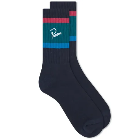 Script Logo Crew Socks