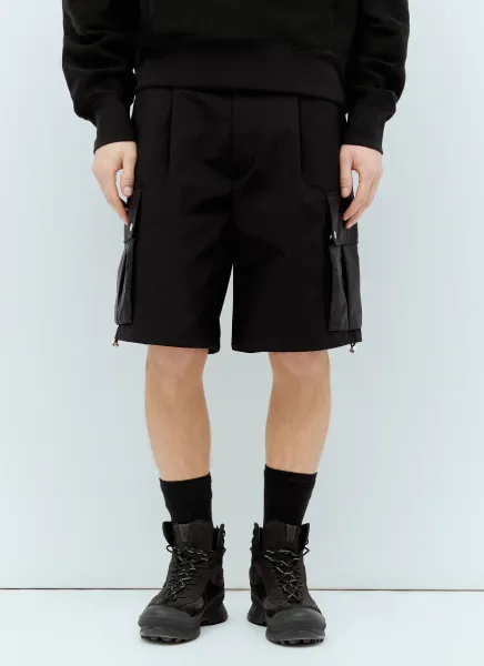 Logo Patch Cargo Shorts