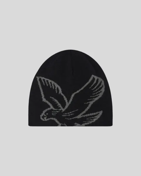 Lyle & Scott Eagle Logo Jacquard Beanie