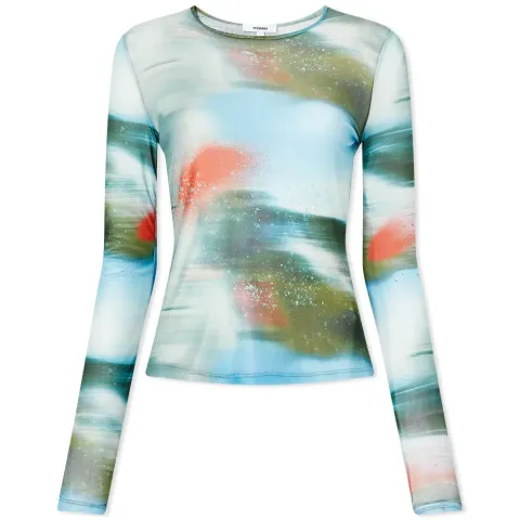 Long Sleeve Mesh T-Shirt