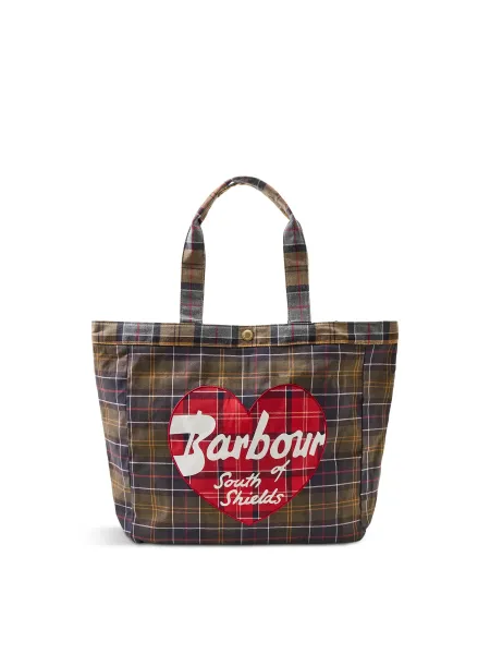 BARBOUR Heart Tote Bag Classic/Cardinal
