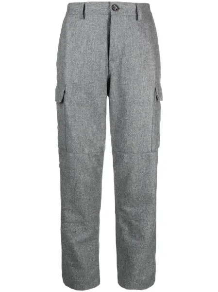 Men Straight leg Wool Trousers