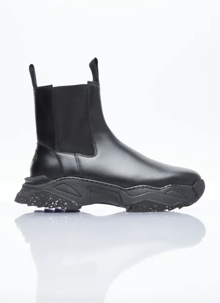 Romper Leather Chelsea Boots