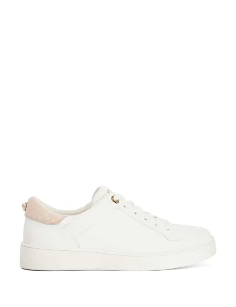 Dune London Lace Up Trainers White