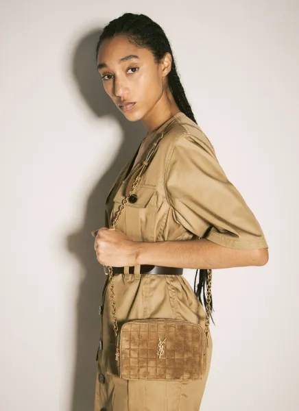 Cassandre Matelassé Carré Mini Camera Bag
