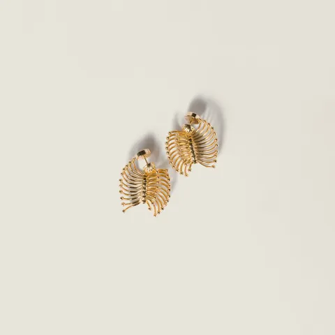 Metal earrings