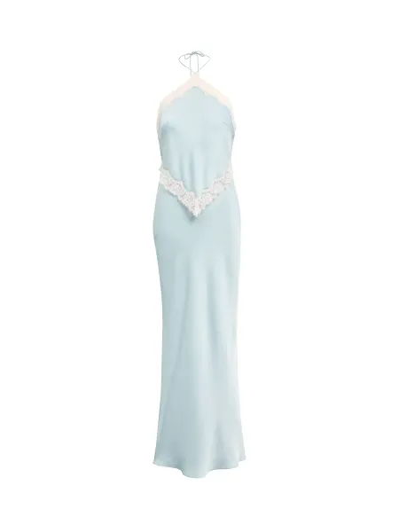 Forever New Kelli Lace Strappy Satin Maxi Dress