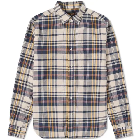 Button Down Indian Madras Check Shirt