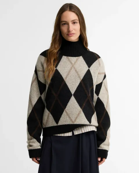 BARBOUR Marlow Argyle Wool Jumper