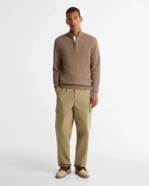 Washed Cargo Relaxed Trousers