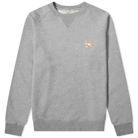 Maison Kitsuné Chillax Fox Patch Classic Crew Sweat