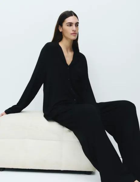 Marks & Spencer Rib Pyjama Set