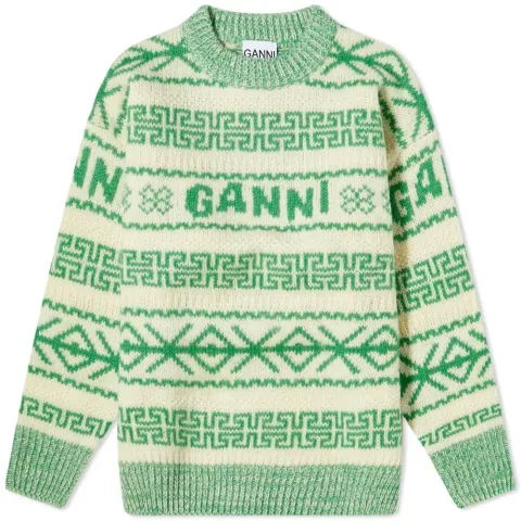 Pullover Logo Pattern Jumper