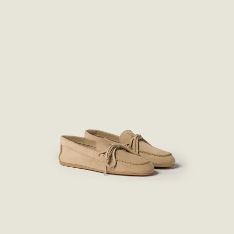 Suede Deck loafers