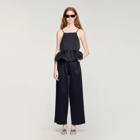 Ruffled crop top