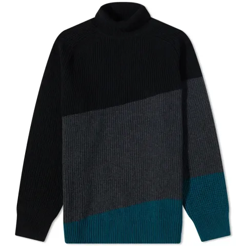 Roll Neck Crew Knit