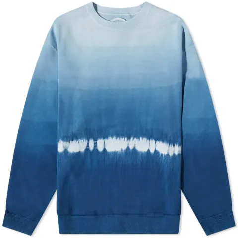 Hand Dyed Gradation Crew Sweat