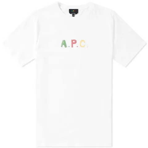 A.P.C. Colours Logo Tee