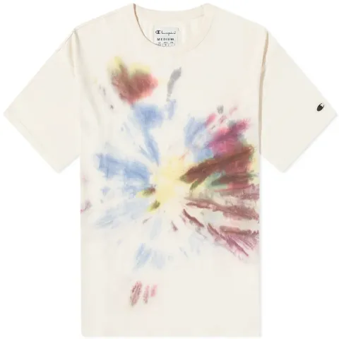Champion Natural Tie Dye Raw T-Shirt