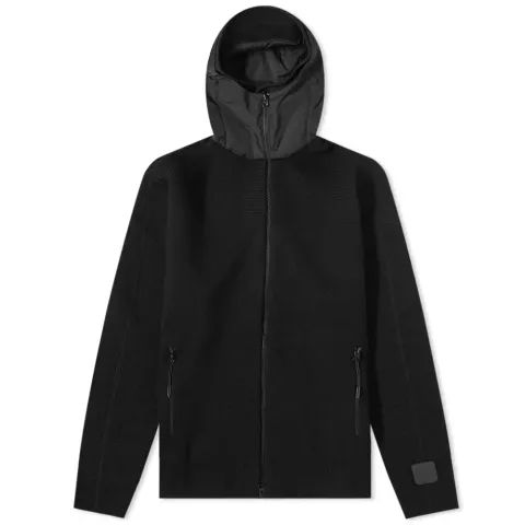 Metropolis Tech Hood Knit Zip Hoodie
