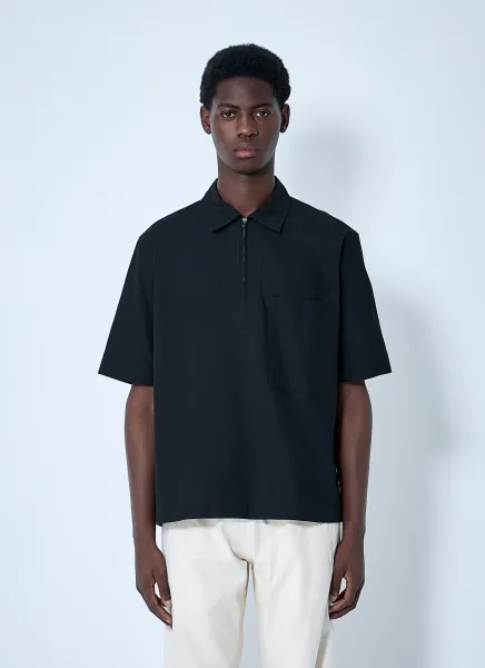 Half Zip-Up Shirt
