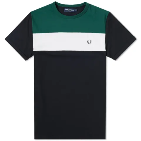 Fred Perry Colour Block Panel Tee