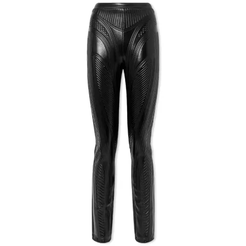 Shiny Embossed Jersey Leggings