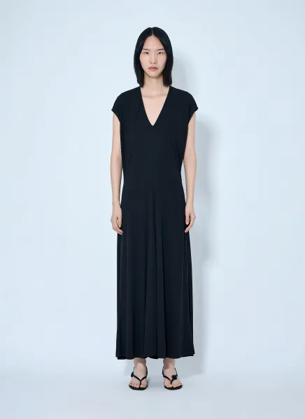 V-Neck Jersey Dress