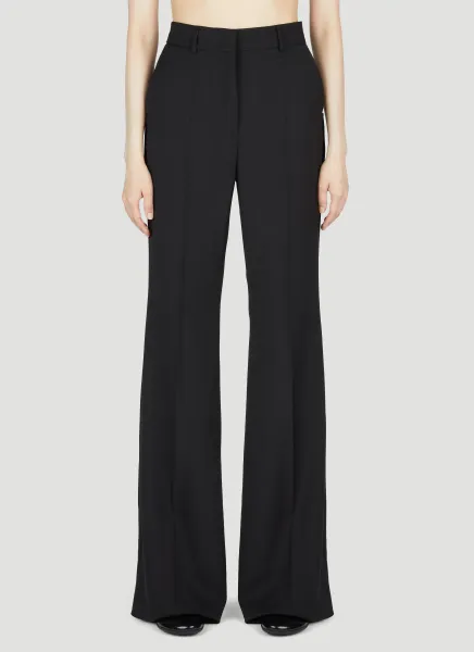 Flared Wool Pants
