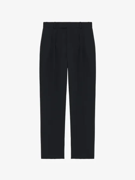 Pleat Detail Tuxedo Trousers